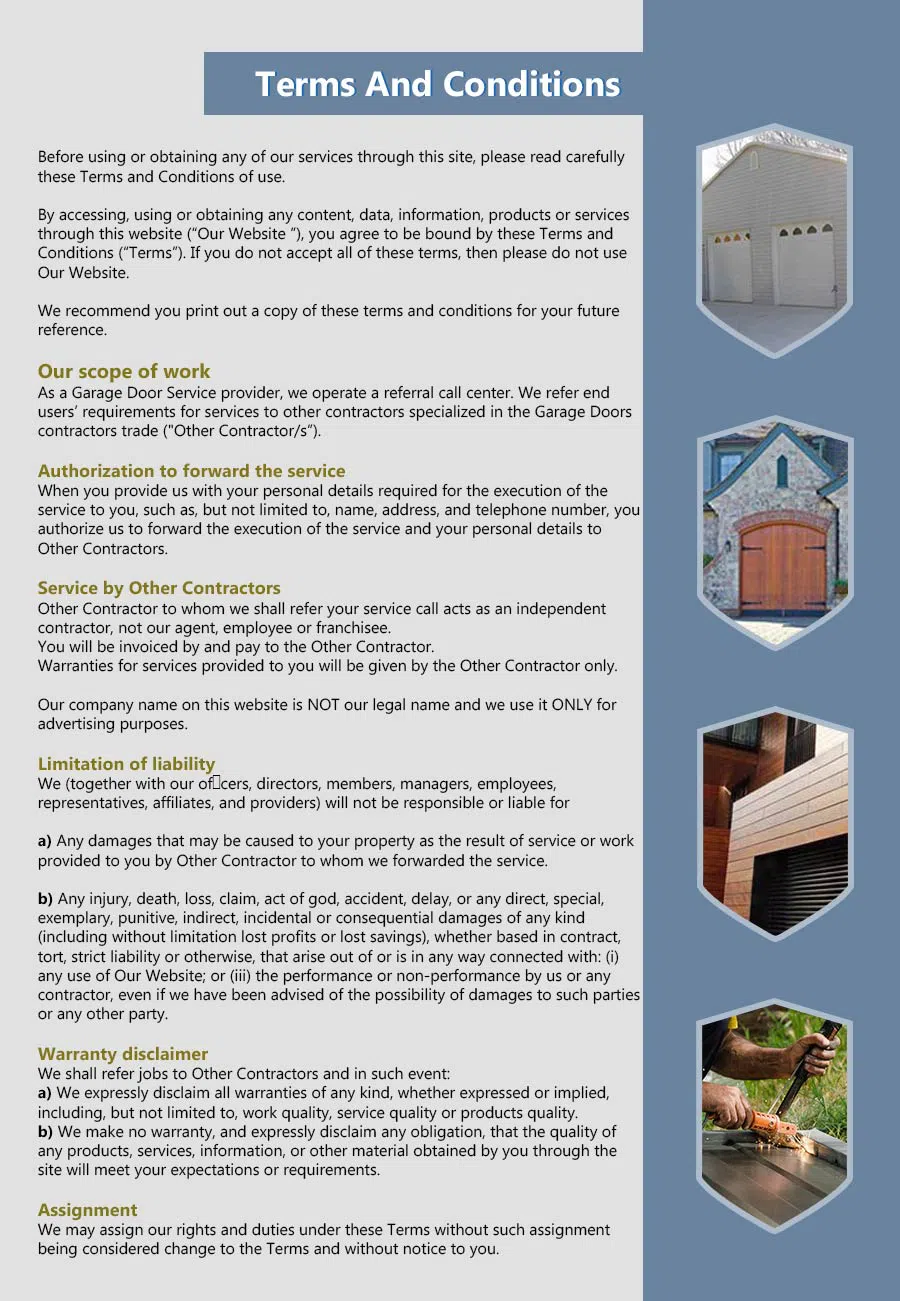 HighTech Garage Door Lawrence, MA 978-655-9681